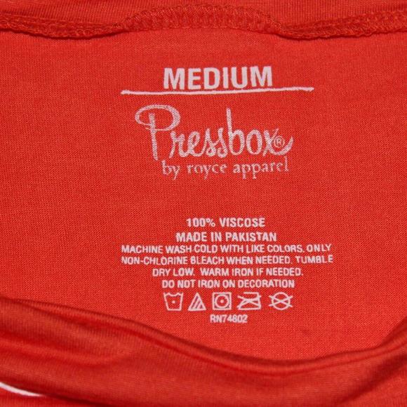 NWT WOMENS M or XL NCAA CLEMSON UNIVERSITY TIGERS ORANGE OVERSIZED TEE SHIRT - Picture 5 of 7